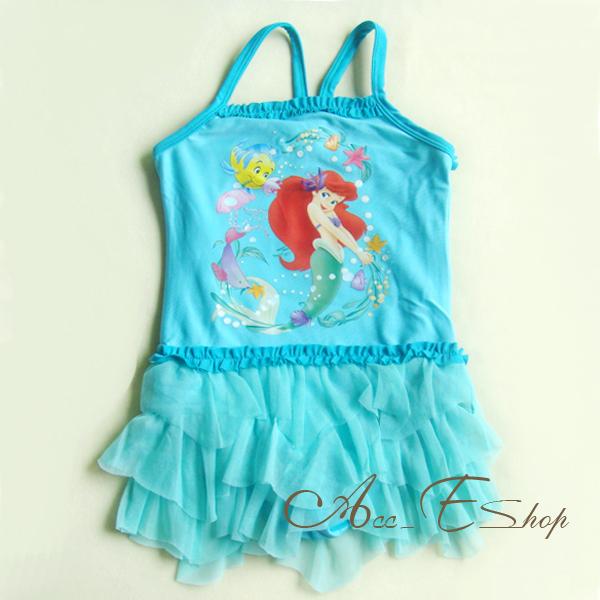 Girls Baby Ariel Mermaid Tutu Swimsuit Bathing Tankini Swim Costume 12M 2T 3T 4T