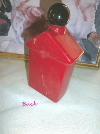 Vintage Avon Fire Alarm Box Spicy After Shave Decanter Bottle Partial Full 4 Oz No Box Free USA Shipping