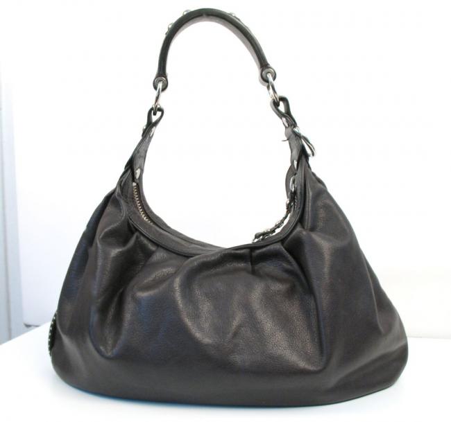 Gorgeous JUICY COUTURE Dark Brown Leather Hobo Bag Purse | eBay