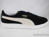 PUMA SUEDE ARCHIVE ECO BLACK/WHITE/GOLD CLASSIC SKATE MENS ALL SIZES 