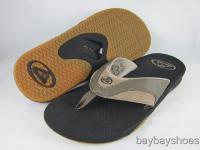   LEATHER TAN/BLACK/TAUPE FLIP FLOP THONG SANDALS MICK MENS ALL SIZES