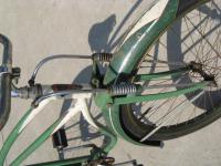   Vintage 26 cruiser Bike Antique Bicycle fat tire rat rod green  