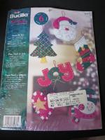 Bird Animals NIP Bucilla Christmas Hugs ~ 18/" Felt Stocking Kit #84589 Santa