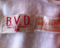 Early 30's BVD Label