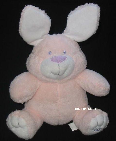Kids II 2 Suzy Pink Bunny Rabbit Plush w Pop Up Ears