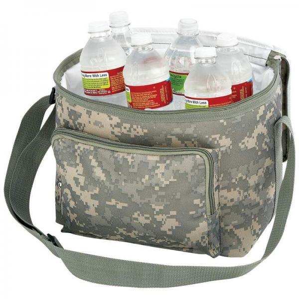 Extreme Pak Digital Camo Water Resistant Heavy Duty Cooler Bag Front Rear Pocket