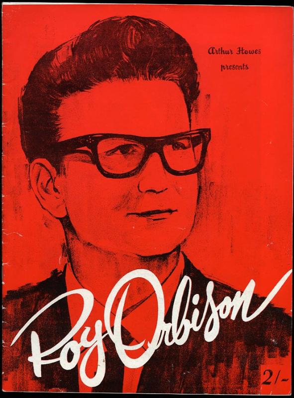 1960s Roy Orbison Show Rock N Roll Concert Program