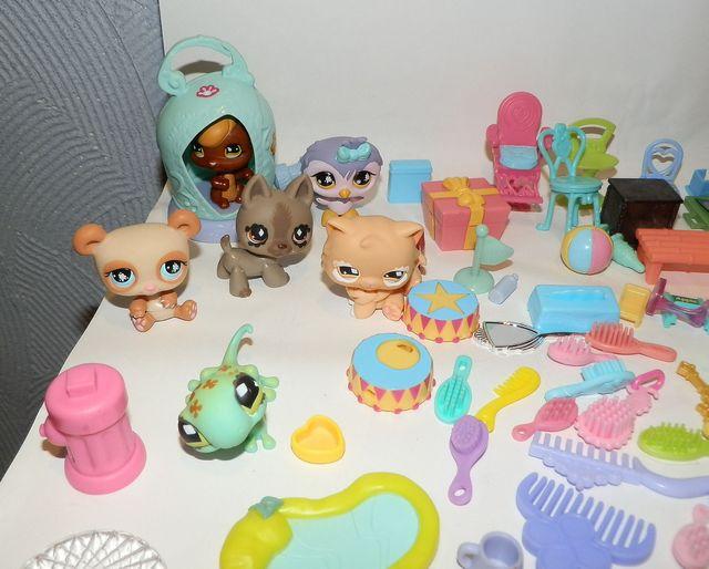   Littlest Pet Shop Polly Pocket Play Set Accessories Pets Barbie