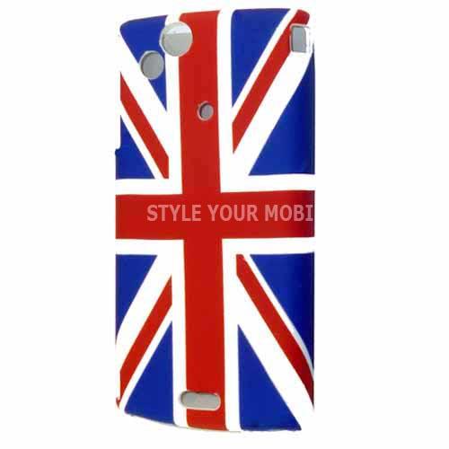 Sony Ericsson Xperia Arc x12 LT15i UK England Flag Union Jack Hard Case Cover