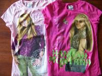 DISNEY Hannah Montana girls size L large t shirts school tops clothes 