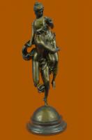 Flying Mercury Sculpture Statue Figure Figurine Decor Brousse Bronze Greek God