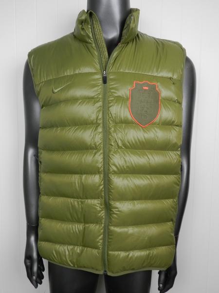 NIKE LEBRON 700 PUFFER DOWN VEST NEW Mens Army Green Cavs Jacket 426975 ...