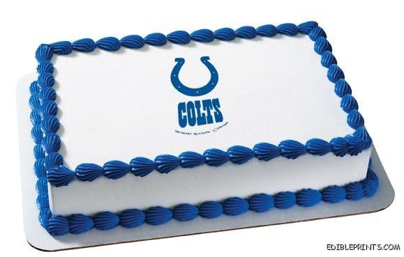 Indianapolis Colts Edible Image Icing Cake Topper  