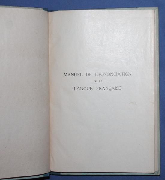 1934 French language pronunciation manual by Louis Nucelly | eBay