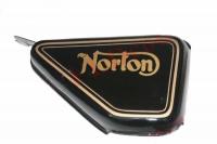 New Tool Box Oil Tank Side Panel Units Steel Made Norton Commando Roadster ECs