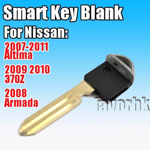 Car Smart Key shell Uncut Key Blade For NISSAN Vehicles  