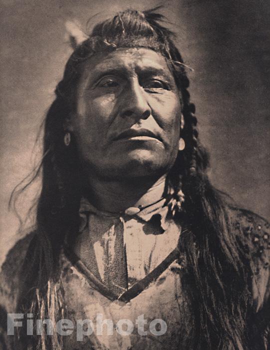 1900/72 Native American Indian Warrior, EDWARD CURTIS  