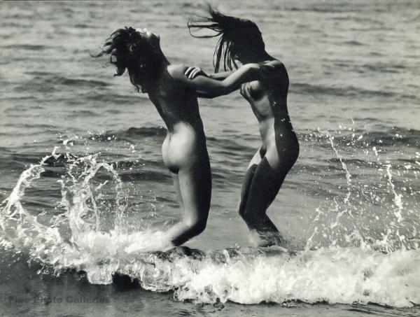 Black nude girl beach 1960s Vintage 2 Female Nude Girls Beach Play Fun Gerhard Vetter Photo Art 11x14 Ebay