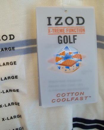 MENS New IZOD X TREME XFG GOLF Polo COTTON Shirt Sz XL  