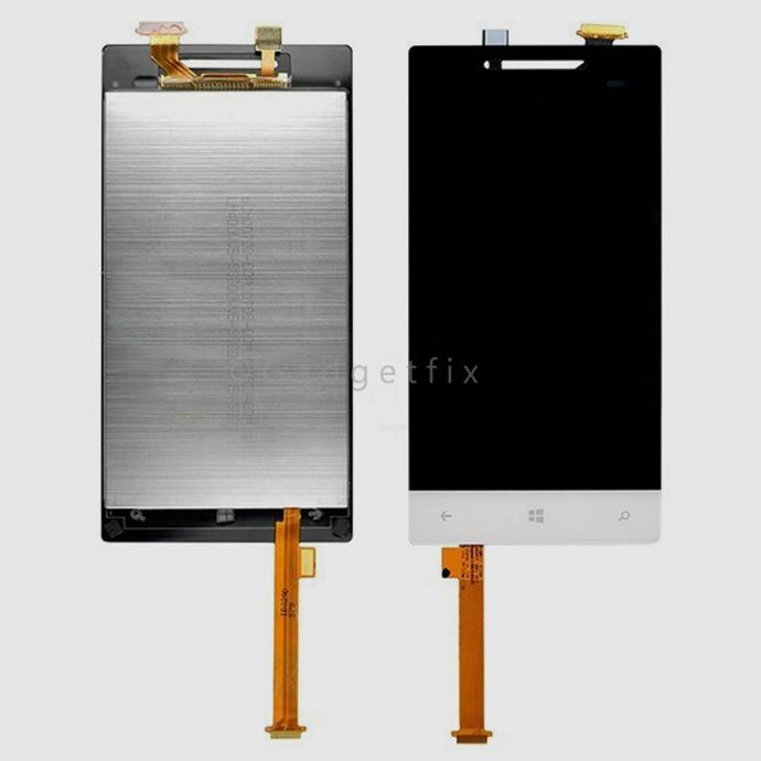 HTC Windows Phone 8S LCD Screen Display Digitizer Touch Glass Panel White