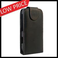 Flip Leather Case Cover For Nokia N8 Mobile Phone Black  