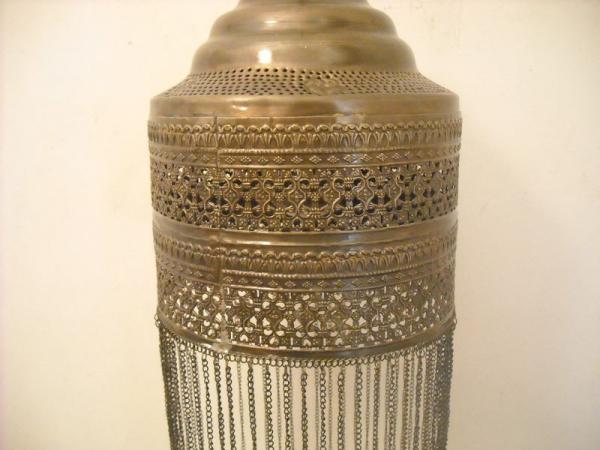 Moroccan oxidized Brass Pendant Light Lamp Lantern  