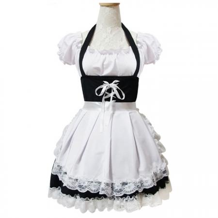 Women Anime Kawaii Sexy Cosplay Waitress Maid Costume Uniform Sweet ...