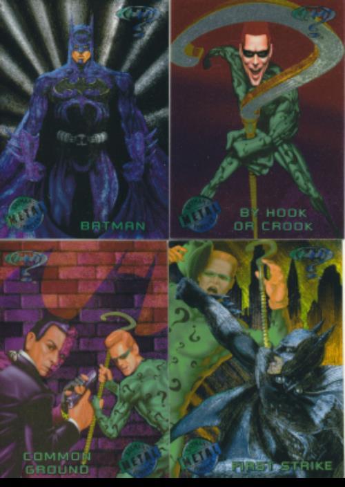 Batman Forever Metal Trading Card Set