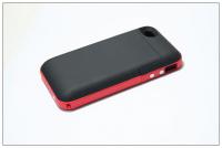 Mophie Juice Pack Plus Battery Case 2000mAh Red for iPhone 4 4S  