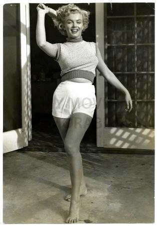 MARILYN MONROE ORIGINAL VINTAGE 1953 ANDRE DE DIENES DBW PHOTO BEL AIR ...