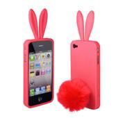   Rubber Bunny Rabito Rabbit Case Cover SKin for Apple iPhone 4 4G