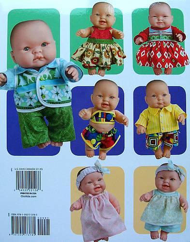 Sew Babies on The Go Patterns for 10" Lots to Love Doll Clothes Fat Quarters