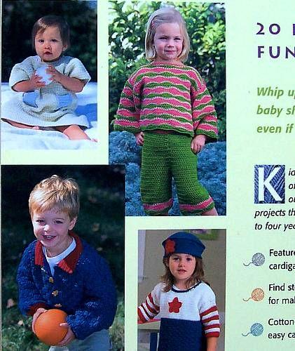 Crochet For Tots 20 Designs Soft Cover 96 Pages  