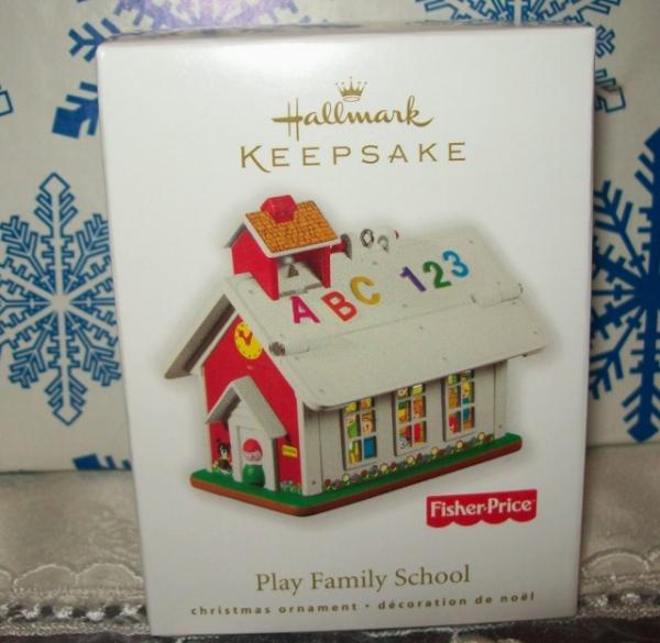 Hallmark Fisher Price Play Family School 2010 Christmas Keepsake Ornaments