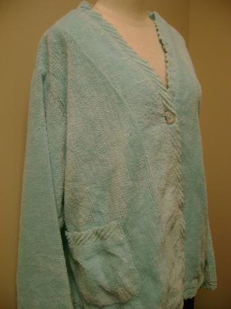Stan Herman Chenille Bed Jacket with Bias Binding1X | eBay