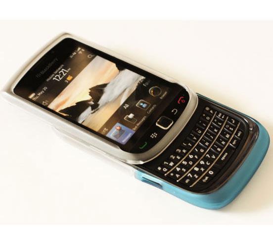 3x Blackberry Torch 9800 9810 PC TPU Gel Skin Cover Case + Screen 
