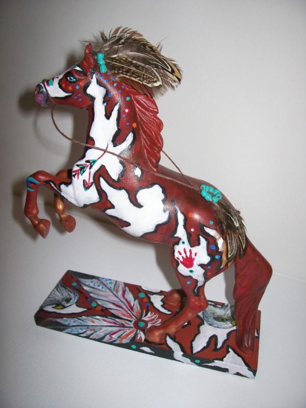   Painted Ponies COMANCHE SPIRIT Native American Horse J. Leigh  