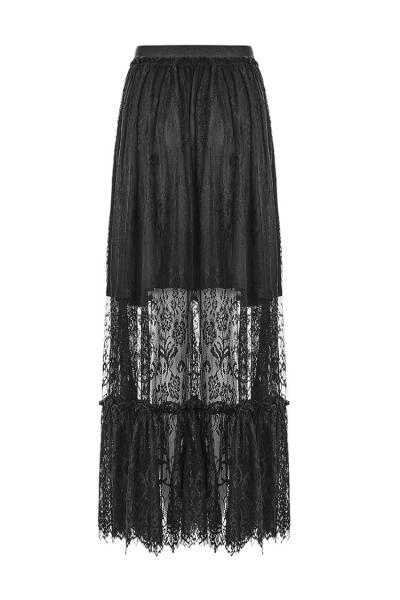 Made to (SZ16-52) 1x-10x Y127 plus | Skirt Maxi Lace PUNK order Gothic eBay Layered