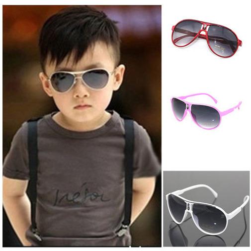 Fashion Baby Boys Girls Kids Sunglasses Child Goggles Black White Pink Red Blue