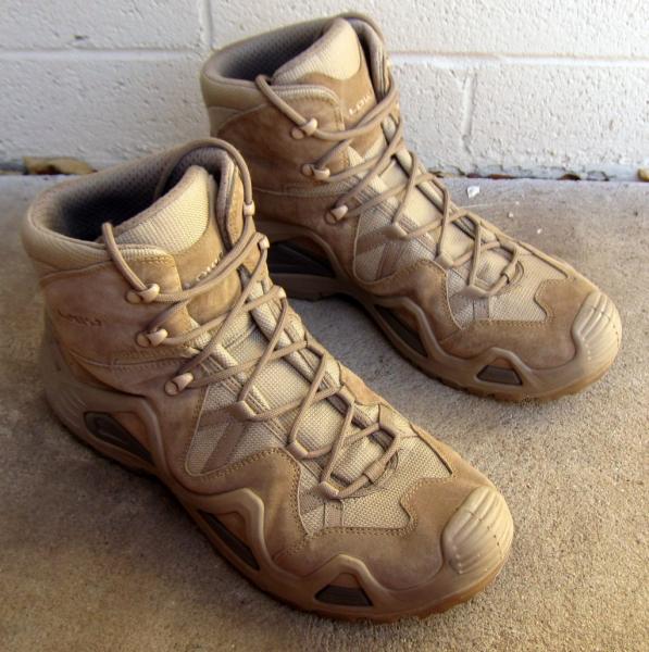 Lowa Zephyr Mid Desert Hiking Combat Boots Coyote Men's Size 13 MINT ...