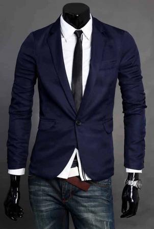 Fashion Mens Top design Casual Slim Fit One Button Suit Coat Jacket Blazers