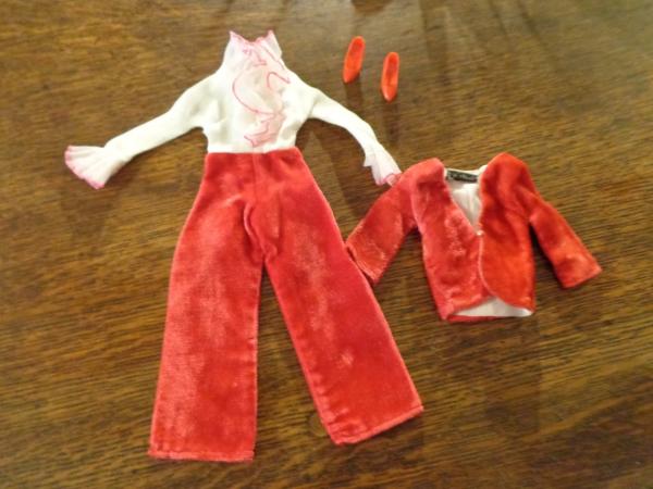 VINTAGE BARBIE HTF SEARS EXCLUSIVE VELVETEENS OUTFIT #1818 EXC SHAPE ...