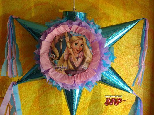 Pinata Disney Tangled Rapunzel Star Shaped Pinata  