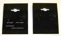 100 Black Earring 2 Display Cards NEW Jewelry Jewerly  