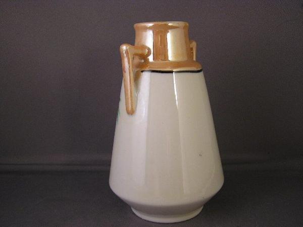 Vintage Japan Luster Handpainted Scenic Small Bud Vase