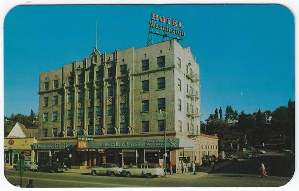 Pullman, Washington, Early View of The Washington Hotel | eBay