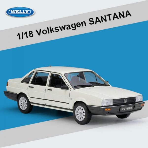 Welly 1//18 Volkswagen Santana Diecasting car model boy gift Collection Classic