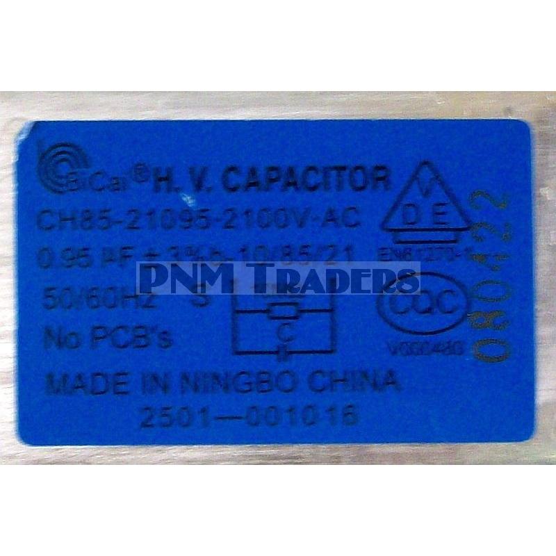 BiCai 0.95 uF H.V. Capacitor CH85 21095 2100V AC Diode  