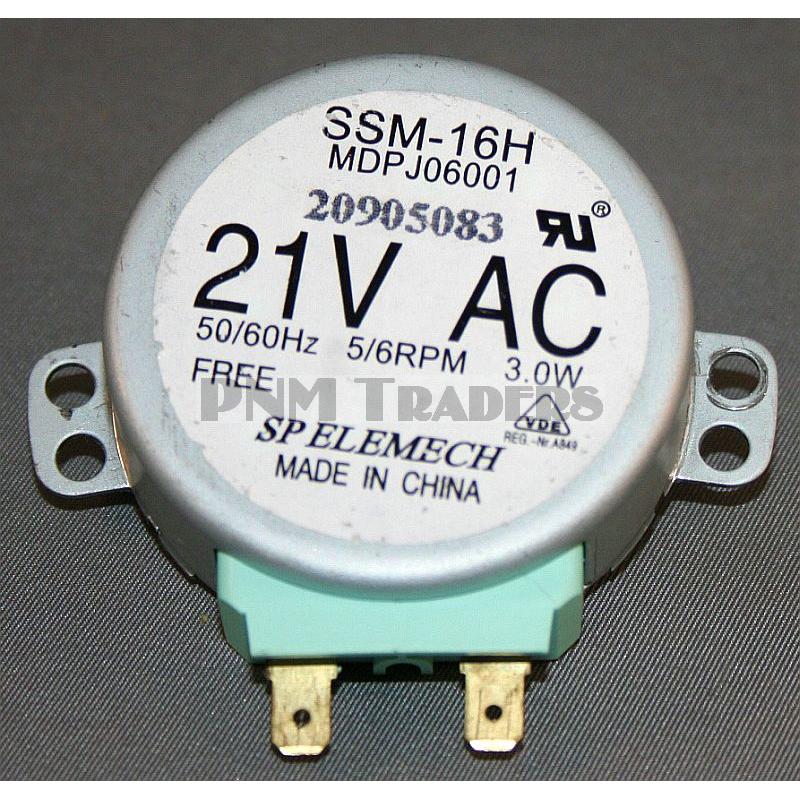 21 Vac Microwave Synchronous Motor SSM 16H MDPJ06001
