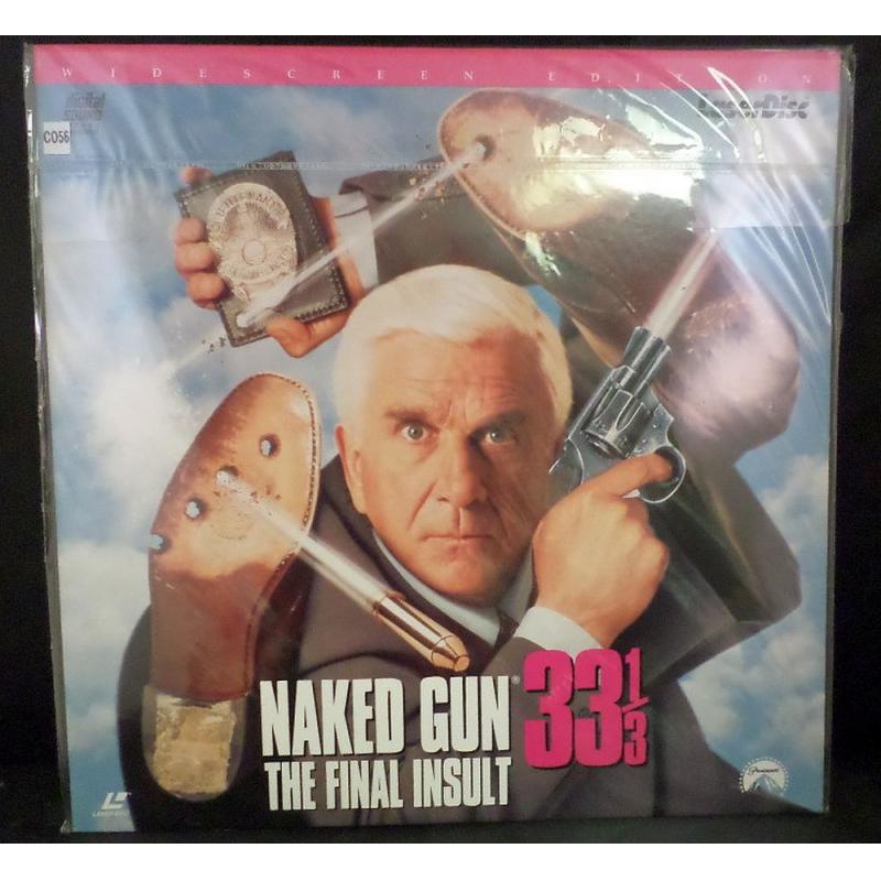 Naked Gun 33 1/3 The Final Insult Laserdisc LD Leslie 